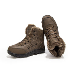 Big Size Winter Hiking Shoes Men Waterproof PU Leather Shoes Adventure Outdoor Camping Boots For Men Size 14 Treking Shoe