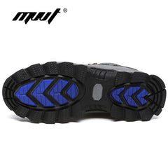 Supper Warm Fur Men Hiking Boots Waterproof Winter Outdoor Men Sneakers Professional Climbing Shoes Men