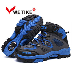 Kid's Hiking Shoes Autumn&Winter Waterproof Sports Climbing Shoes Anti-slip Trekking Hiking Snow Boots Outdoor Sneaker