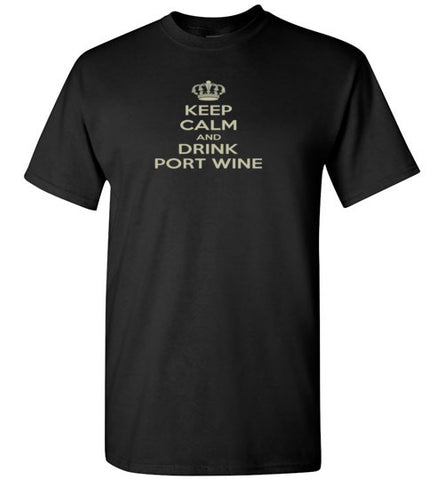 Keep Calm and Drink Port wine t-Shirt Men