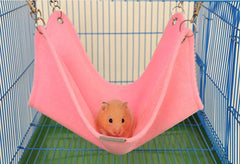 Warm Plush Cloth Hamster Chinchilla Hammock Guinea Pig Rabbit Hanging Bed Cage Accessories Pet Toys S M L