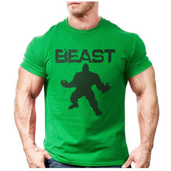 New Brand clothing Bodybuilding Fitness Men beast printed t-shirts Golds Gorilla Wear tee shirts Stringer tops