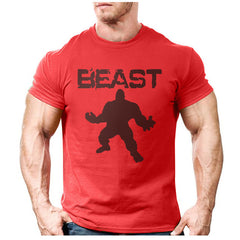 New Brand clothing Bodybuilding Fitness Men beast printed t-shirts Golds Gorilla Wear tee shirts Stringer tops