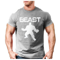 New Brand clothing Bodybuilding Fitness Men beast printed t-shirts Golds Gorilla Wear tee shirts Stringer tops