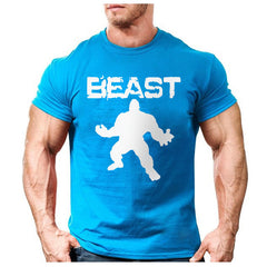 New Brand clothing Bodybuilding Fitness Men beast printed t-shirts Golds Gorilla Wear tee shirts Stringer tops