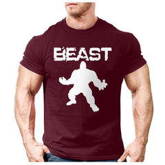 New Brand clothing Bodybuilding Fitness Men beast printed t-shirts Golds Gorilla Wear tee shirts Stringer tops