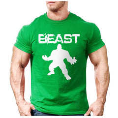 New Brand clothing Bodybuilding Fitness Men beast printed t-shirts Golds Gorilla Wear tee shirts Stringer tops