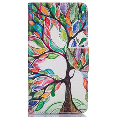 Pattern Case For Huawei Honor 5C/GT3/Honor 7 Lite/Nemo Giraffe Flip Wallet PU Leather Cover Card Slots Holder Stand Phone Cases