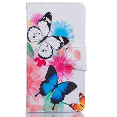 Pattern Case For Huawei Honor 5C/GT3/Honor 7 Lite/Nemo Giraffe Flip Wallet PU Leather Cover Card Slots Holder Stand Phone Cases