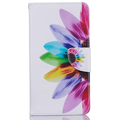 Pattern Case For Huawei Honor 5C/GT3/Honor 7 Lite/Nemo Giraffe Flip Wallet PU Leather Cover Card Slots Holder Stand Phone Cases