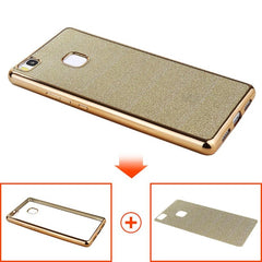 Plating Phone Case For Huawei P9 Lite Cover Silicone Ultra Thin Soft Transparent TPU Back Cover For Huawei P9 Lite Luxury Gold