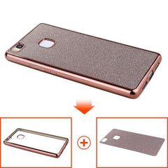 Plating Phone Case For Huawei P9 Lite Cover Silicone Ultra Thin Soft Transparent TPU Back Cover For Huawei P9 Lite Luxury Gold