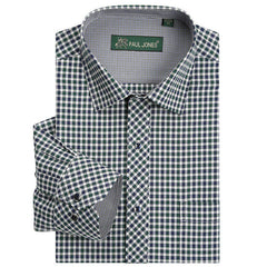 High quality Men's classic plaid shirt Long sleeve dress shirt men Business formal shirts Mens clothing camisa masculina