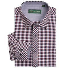 High quality Men's classic plaid shirt Long sleeve dress shirt men Business formal shirts Mens clothing camisa masculina