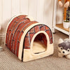 Multifuctional Dog House Nest With Mat Foldable Pet Dog Bed Cat Bed House For Small Medium Dogs Travel Pet Bed Bag