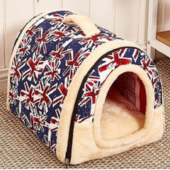 Multifuctional Dog House Nest With Mat Foldable Pet Dog Bed Cat Bed House For Small Medium Dogs Travel Pet Bed Bag