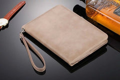 for iPad air Luxury cover case for apple iPad air case for iPad 5/6 hand holder strap business book case for iPad 5/6 Air 1/2