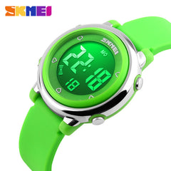 New SKMEI Brand Fashion Watch Change LED Light Date Alarm Round Dial Digital Wrist Watch Children Student Watches Free shipping