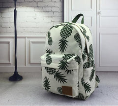 New Designed Backpack Pineapple Printing School Bags For Teenager Girls Casual Bookbags Travel Bag Laptop Rucksack Mochila Li581