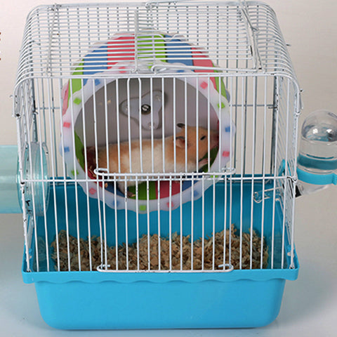 2017 1pcs Running wheel Small Pet Plastic Hamster Wheel Colorful Hamster Running Wheel Hamster Cage Accessories Pet Hamster Toys