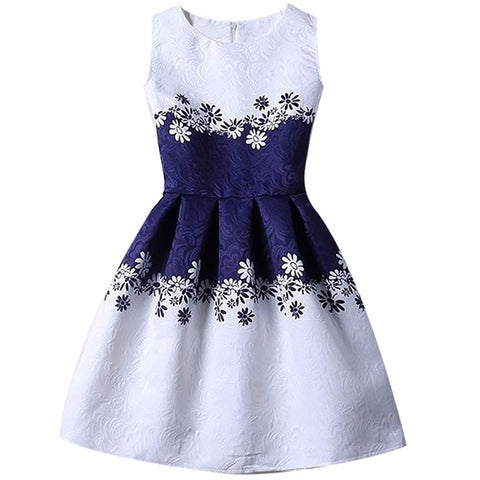 Flower Princess dress girl clothing for girls clothes dresses summer winter 2017 Casual Wear School kids girls party tutu dress