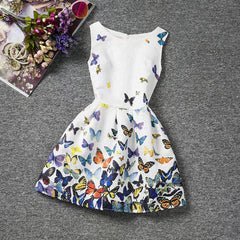 Flower Princess dress girl clothing for girls clothes dresses summer winter 2017 Casual Wear School kids girls party tutu dress