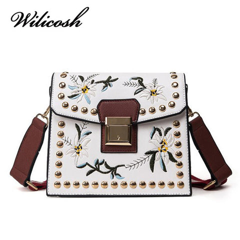 Wilicosh Women Messenger Crossbody Bags with lock desigh High quality PU leather Cross boday Bags women bolsa de mensajero WL456