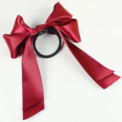 1Pcs Elastic Ring Rope Satin Ribbon Hair Ties Ornaments Braider Hair Bands Hair Styling Braiding Scrunchy Tools Head Accessories