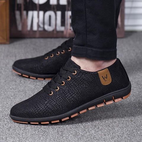 Spring/Summer Men Shoes Breathable Mens Shoes Casual Fashio Low Lace-up Canvas Shoes Flats Zapatillas Hombre Plus Size 45,46,47