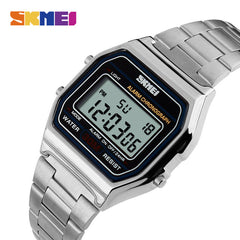 SKMEI 1123 Brand Luxury Fashion Men Sport Digital Watch 30m Waterproof Chrono Relogio Alloy Masculino Top Wriswatches Clock