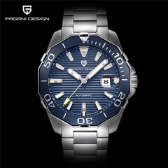 PAGANI DESIGN Men's Classic Diving Series Mechanical Watches Waterproof Steel Stainless Brand Luxury Watch Men Relogio Masculino