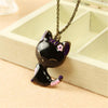 SOHOT  2016 New Fashion Cute Animal Black Cat Pendant Necklace Cat Jewelry for Women Gift