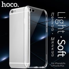 HOCO Soft Ultra thin Phone Cases For iPhone 6 6s PLUS 4.7 & 5.5 Inch Clear Transparent Case Protection Cover For Apple Shell