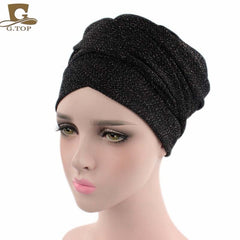 2017 new turban breathable mesh shimmer long scarf head wrap women hijab tube head scarf tie