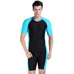 SBART  Anti-UV one-piece short sleeve swimsuit sun protection jellyfish submersible snorkeling diving suit rushguards