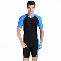 SBART  Anti-UV one-piece short sleeve swimsuit sun protection jellyfish submersible snorkeling diving suit rushguards