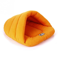 Warm Comfortable House Kennel Bed Multi-function Pet Cat Dog Fleece Sleeping Bag &Cushion