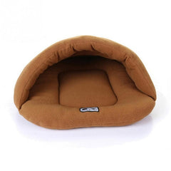 Warm Comfortable House Kennel Bed Multi-function Pet Cat Dog Fleece Sleeping Bag &Cushion