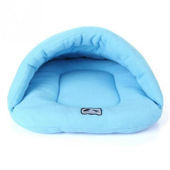 Warm Comfortable House Kennel Bed Multi-function Pet Cat Dog Fleece Sleeping Bag &Cushion