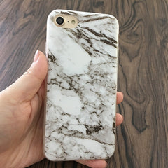 Kerzzil Soft TPU Marble Phone Case For iPhone 7 6 6S Plus 5s SE Graffiti Triangle Painted Phone Cover Back For iPhone 6 7 6S 5S