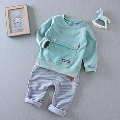 2017 New spring & autumn girls clothes sets T-shirt+ Pants 2pcs/set full sleeve clothing children active suits cotton kids wear.