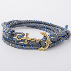 2017 New Retro Alloy Anchor Bracelet Multilayer Leather Risers Bracelet for Women&Men Friendship Bracelets