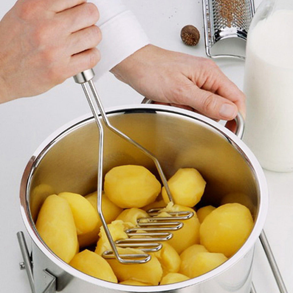 2015 new Stainless Multifunction Potato Ricer Egg Masher Mould Vegetable Fruit Crusher Kitchen Tool Hot