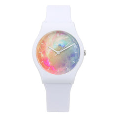 New Fashion Harajuku Star Women Water Resistant Sports Jelly Watch Simple Women Transparent Watches for Lady Girls Watch