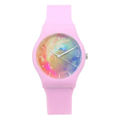 New Fashion Harajuku Star Women Water Resistant Sports Jelly Watch Simple Women Transparent Watches for Lady Girls Watch