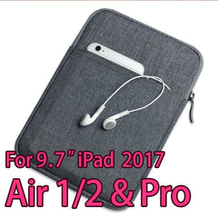 Shockproof Tablet Sleeve Pouch Case for iPad mini 2 3 4 iPad Air 1/2  Pro 9.7 inch Cover thick AKR 2017 New Free Shipping