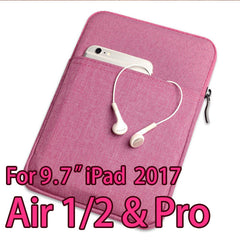 Shockproof Tablet Sleeve Pouch Case for iPad mini 2 3 4 iPad Air 1/2  Pro 9.7 inch Cover thick AKR 2017 New Free Shipping