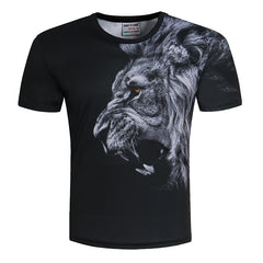 BIANYILONG Newest Fashion Men/women 3d t-shirt  print Lion King summer cool t shirt street wear tops tees+size M-5XL