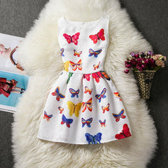 Flower Princess dress girl clothing for girls clothes dresses summer winter 2017 Casual Wear School kids girls party tutu dress