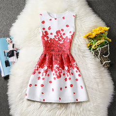 Flower Princess dress girl clothing for girls clothes dresses summer winter 2017 Casual Wear School kids girls party tutu dress